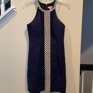 Lilly Pulitzer Navy Blue Shift Dress